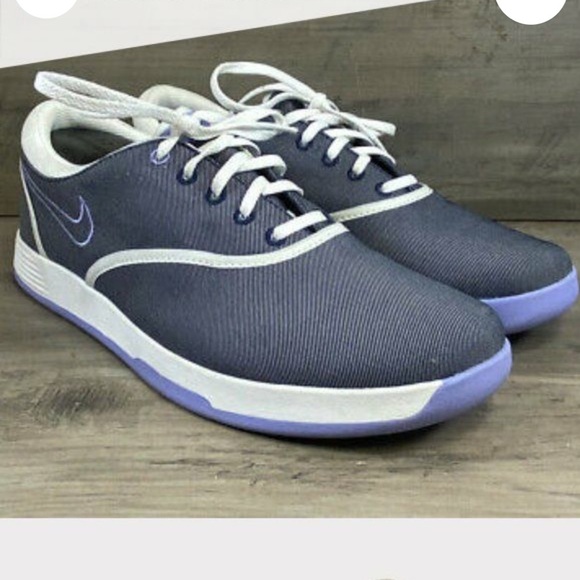 🔥Nike Lunarlon, Perfect Soft Grey Golf Shoes Excellent Condition,US 8.5 - Picture 1 of 10